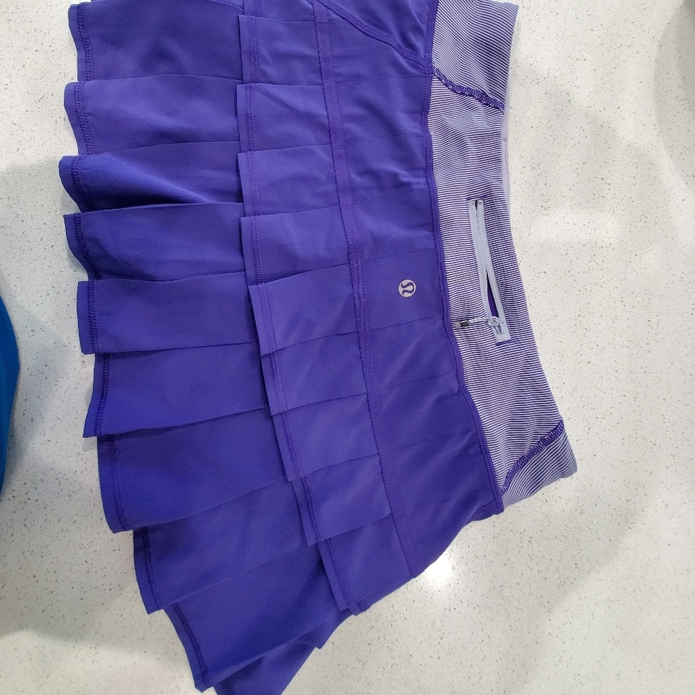 Lululemon purple golf tennis skort 6